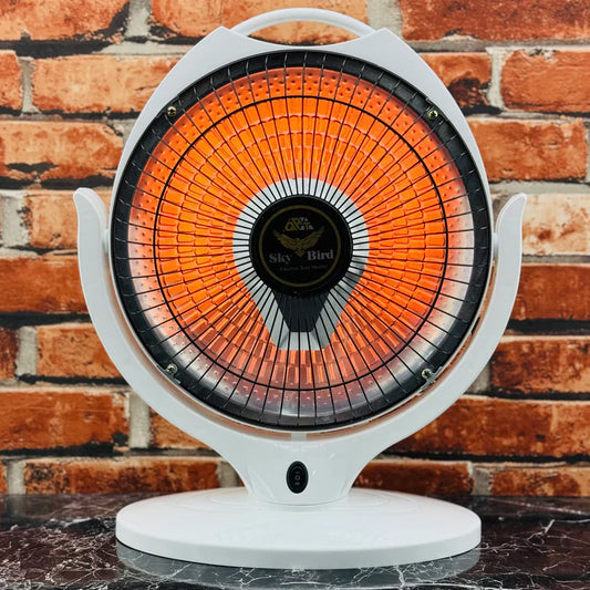 Premium 12-Inch Reflector Electric Carbon Heater with Adjustable Power (300W/600W) Moving Function Room Heater