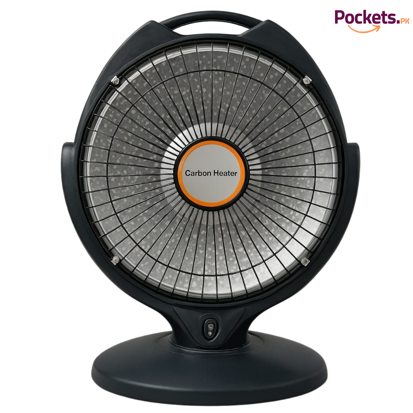 Premium 12-Inch Reflector Electric Carbon Heater with Adjustable Power (300W/600W) Moving Function Room Heater
