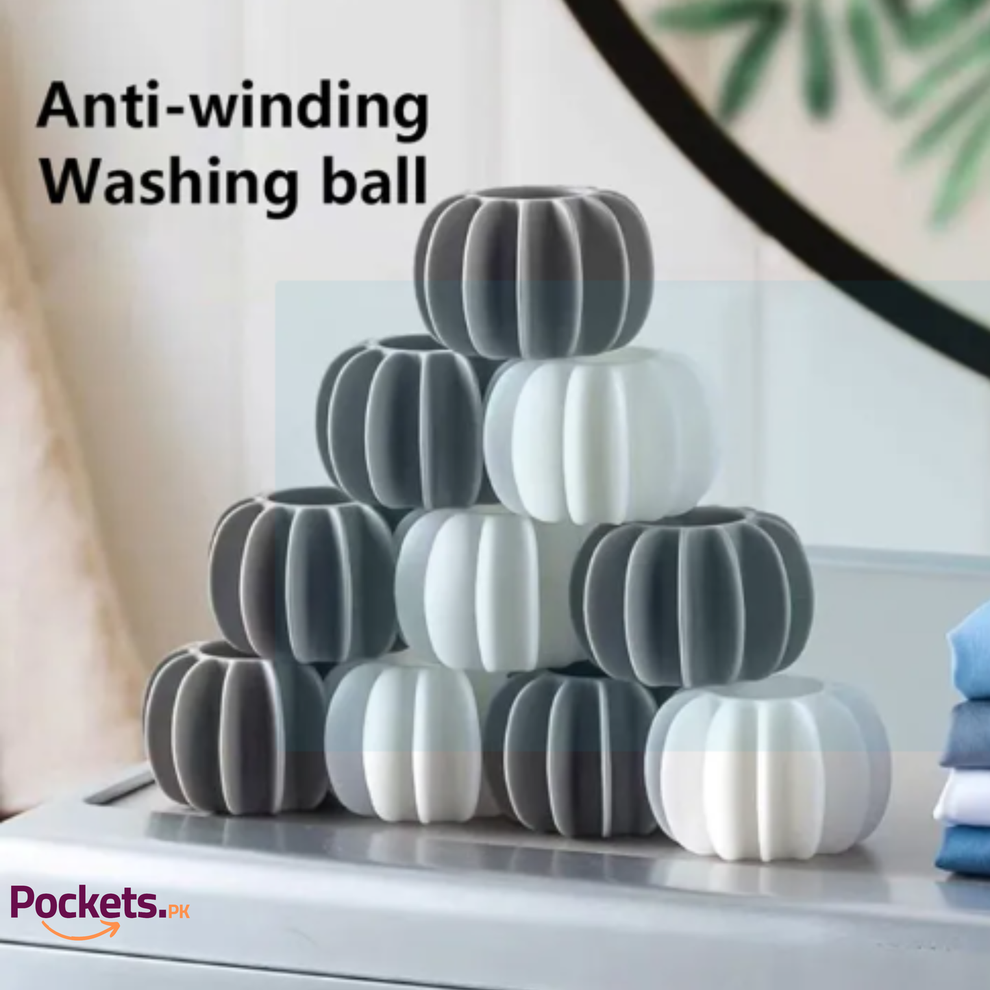 MagicClean Pro – Reusable Silicone Laundry Ball | Anti-Tangle, Deep Cleaning & Fabric-Safe Washer Ball
