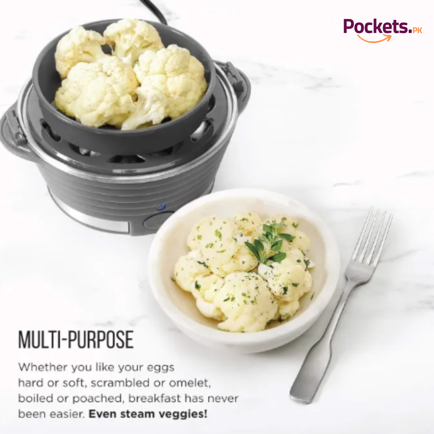Sinbo Electric Egg Boiler & Steamer – Multi-Function Egg Cooker | Fast & Safe Breakfast Maker