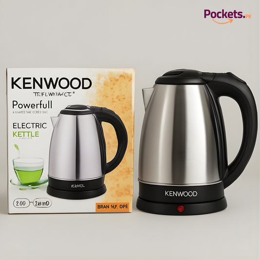KEENWOOD 2.0L Stainless Steel Electric Kettle | 1500W Fast Boil, Auto Shut-Off, Overheat Protection, Light Indicator, Imported Premium Quality